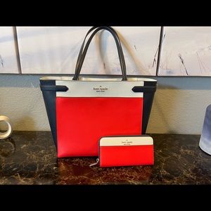 Kate Spade Purse w/ Matching Wallet
